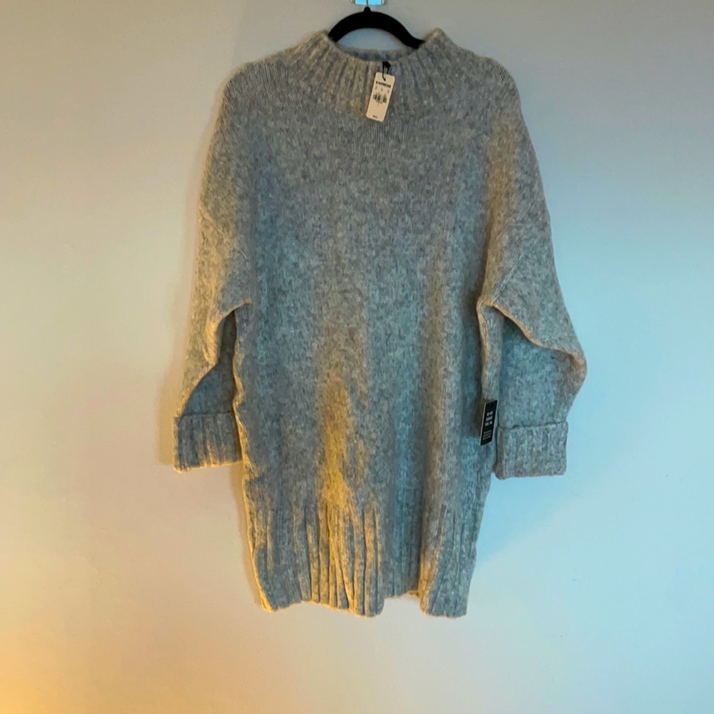 Express Oversized Funnel Neck Sweater, NWT, Size L